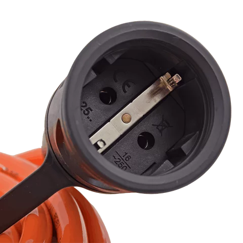 Fűnyíró hosszabbító kábel 20m narancssárga 3x2,5 H07BQ-F poliuretán gumi Commel 220-333