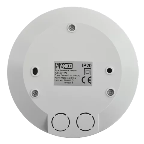 Jelenlétérzékelő Mennyezeti Falon Kívüli Mozgásérzékelő 360° IP20 fehér Anco True 321079