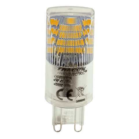 G9 LED Izzó 4W 4000K természetes fehér Alumínium házzal Tracon LG9H4NW