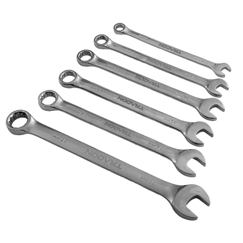 Csillag-villás kulcs készlet 6db-os csillagkulcs készlet 8-17mm Tracon KK6