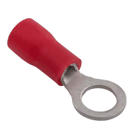 Szigetelt szemes saru 1,5mm2 M5 piros 25db/csomag Commel 365-882