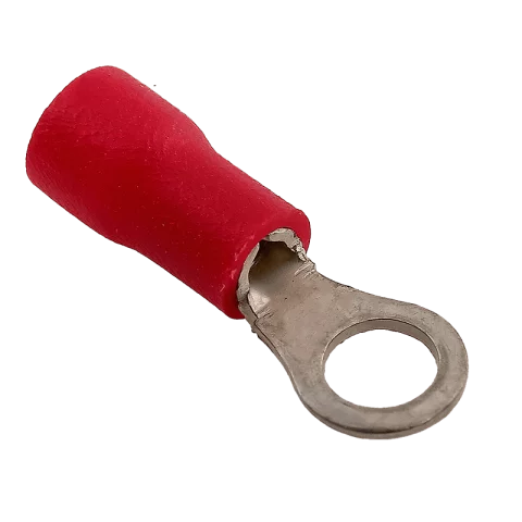 Szigetelt szemes saru 1,5mm2 M4 piros 25db/csomag Commel 365-881