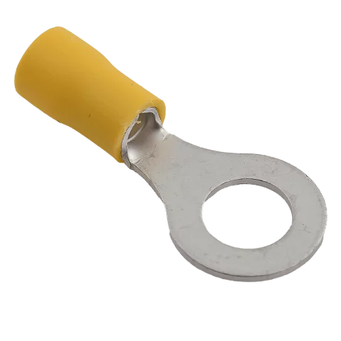 Szigetelt szemes saru 4-6mm2 M8 sárga 10db/csomag Commel 365-885