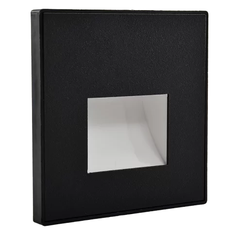 Lépcsővilágítás 1,2W CCT állítható színhőmérséklet 58lm Fekete Süllyeszthető Négyzet Strühm