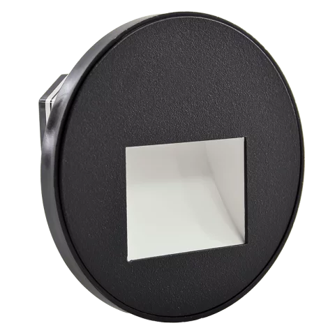 Lépcsővilágítás 1,2W CCT állítható színhőmérséklet 58lm Fekete Süllyeszthető Kerek Strühm