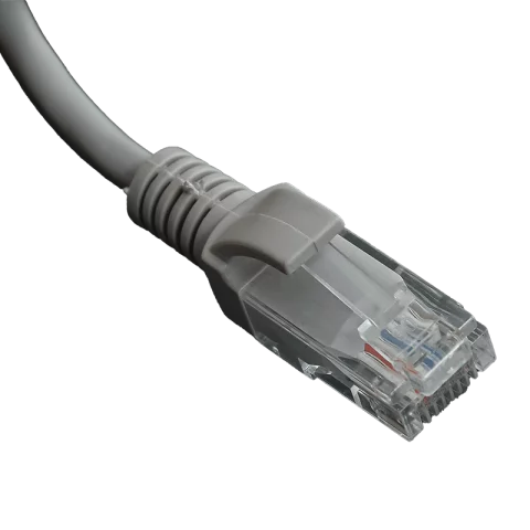 UTP patch kábel Cat.5e PVC szürke szerelt internet kábel 15m 20365