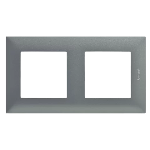 Legrand Niloé Step keret 2-es vízszintes és függőleges alumínium 863392