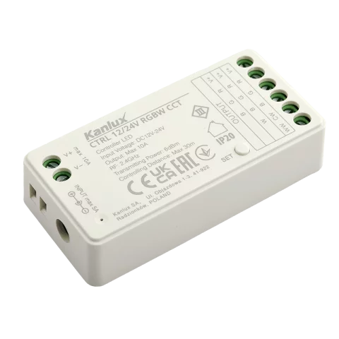 Zónavezérlő Led Szalag Vevőegység 12/24V RGB RGB-W GBCCT led szalagokhoz Kanlux CTRL 12/24V RGBW CCT