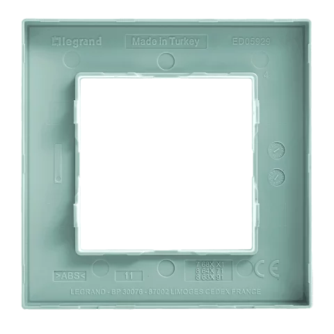 Legrand Niloé Step keret 1-es világos türkiz 863091