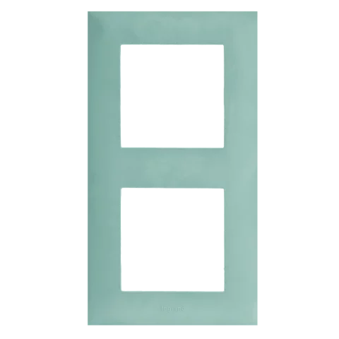 Legrand Niloé Step keret 2-es vízszintes és függőleges világos türkiz 863092