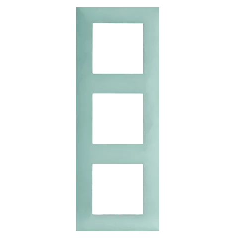 Legrand Niloé Step keret 3-as vízszintes és függőleges világos türkiz 863093