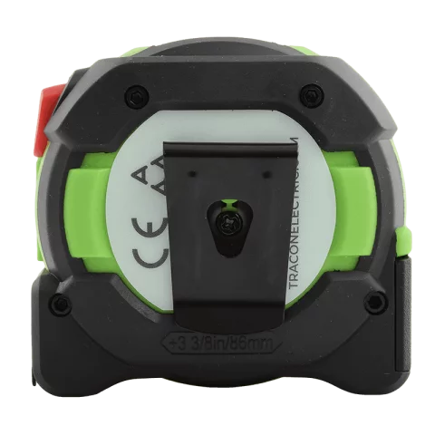 Lézeres távolságmérő és Mérőszalag 5m Autolock funkciós Digitális kijelzővel Tracon MSZDIG