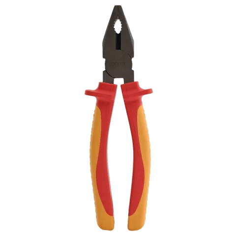Kombinált fogó 200mm 1000V VDE Villanyszerelő egyetemes fogó Piros-sárga nyél Extol Premium 8813172