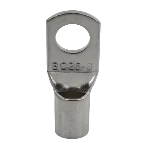 Szigeteletlen szemes csősaru 25mm2 8-as M8 furattal ónozott réz Elmark SC 25/8 59041