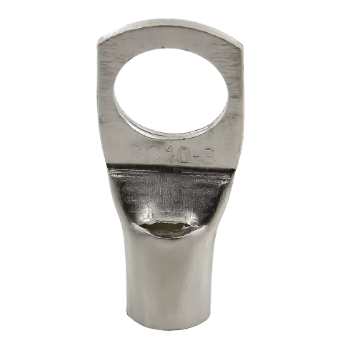 Szigeteletlen szemes csősaru 10mm2 8-as M8 furattal ónozott réz Elmark SC 10/8 59037