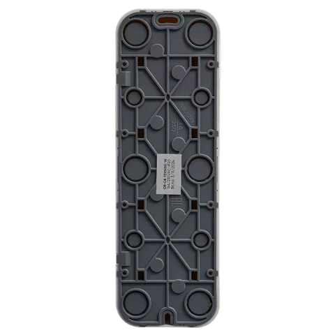 Falon kívüli négyes dugalj 4x2P+F Földelt csatlakozóaljzat GYV fehér konnektor Orno 7210W