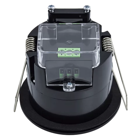 Jelenlétérzékelő Mennyezeti Beépíthető Mozgásérzékelő 360° IP54/20 Fekete Kanlux PRESENSOR-O-WR-B PT