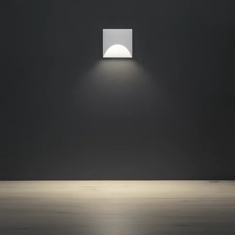 Mozgásérzékelős Lépcsővilágítás 2,5W 4000K 50lm Fehér Süllyeszthető Négyzet Kanlux EXIN LED PIR