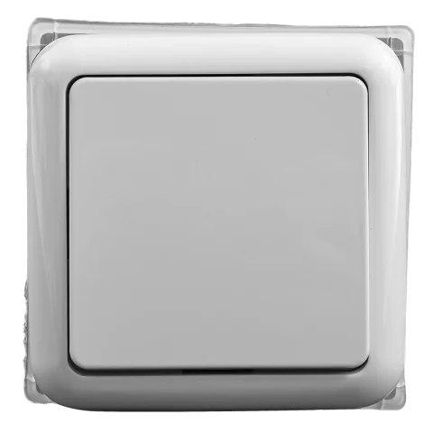 Anco Porto Kapcsoló 106 váltó villanykapcsoló IP44 kerettel fehér 321104