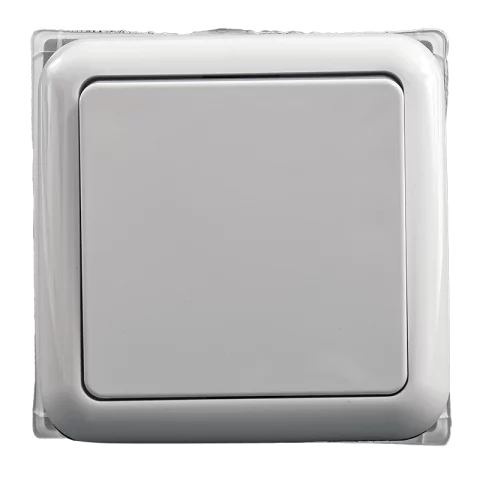 Anco Porto Kapcsoló 102 kétpólusú villanykapcsoló IP44 kerettel fehér 321106