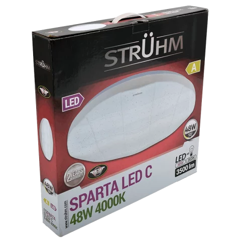 Mennyezeti lámpa LED 48W 4000K IP44 Kerek Strühm SPARTA