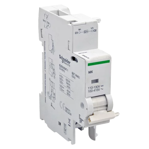 Schneider Acti9 MX Munkaáramú Kioldó 100-415VAC/110-130VDC Schneider A9N26476