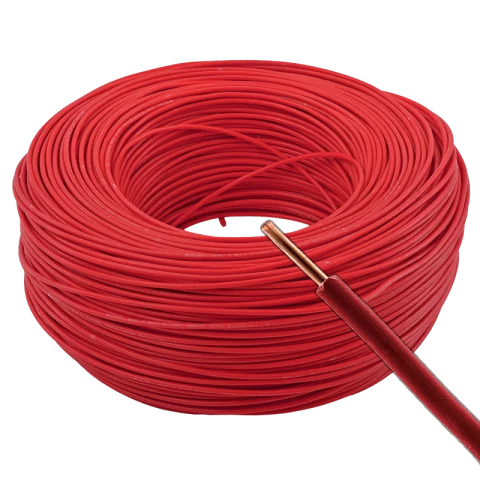 MCU 1,5 vezeték (H07V-U) tömör réz kábel elektromos villanyvezeték piros
