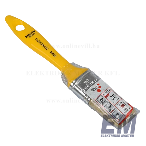 Ecset 30mm Műanyag nyelű festőecset lapos Schuller_KIFUTÓ