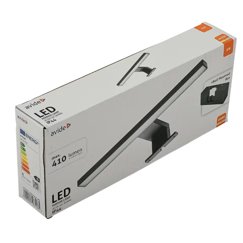 Fürdőszobai Tükörmegvilágító Led Lámpa 5W 30cm IP44 4000K Fali lámpa Fekete Avide ALML-B30-B-5WB