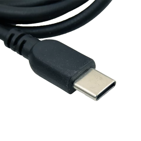 USB kábel Type-C fejjel 1,5m Telefon töltő kábel USB-A USB-C adatkábel fekete Extol Energy