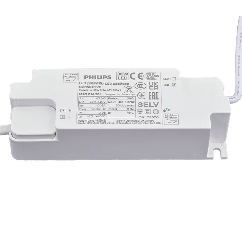 LED Panel Mennyezeti Beépíthető 120x30 36W 4000K 4320lm UGR19 Philips előtéttel Supra