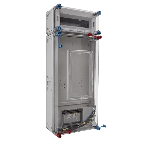 Hensel HB3012-U1 1/3 fázisú villanyóra szekrény 63A 12mod szabadvezetékes