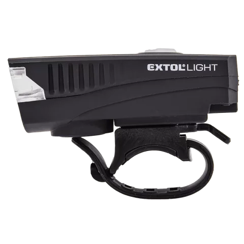 Tölthető kerékpár lámpa 5W Akkumulátoros LED bicikli lámpa első fehér 350lm elektromos dudával