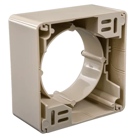 Schneider SEDNA Design Kiemelőkeret Sorolható Falon kívüli tartó keret bézs SDD112901