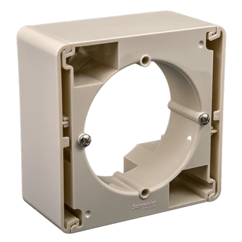 Schneider SEDNA Design Kiemelőkeret Sorolható Falon kívüli tartó keret bézs SDD112901