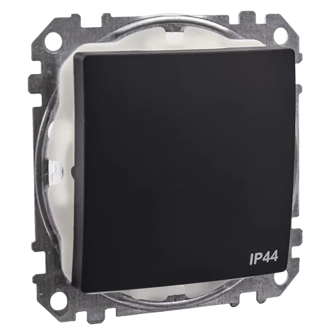 Schneider SEDNA Design Kapcsoló 106 alternatív váltó villanykapcsoló IP44 rugós antracit SDD214106