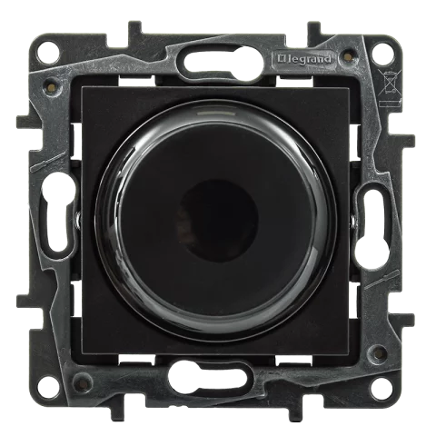 Legrand Niloé Step Fényerőszabályzó 125W Forgatógombos dimmelő kapcsoló LED-hez fekete 863552