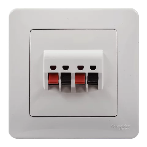 Schneider SEDNA Design Hangszóró csatlakozó dupla fehér SDD111411