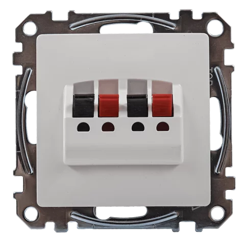 Schneider SEDNA Design Hangszóró csatlakozó dupla fehér SDD111411