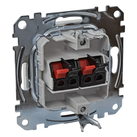 Schneider SEDNA Design Hangszóró csatlakozó dupla fehér SDD111411