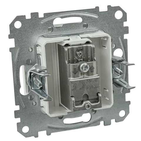 Schneider SEDNA Design TV antenna aljzat 7dB átmenő fehér SDD111474