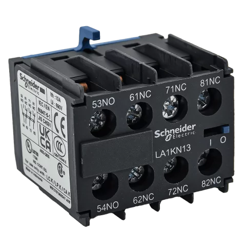 Schneider Segédérintkező LC1K kontaktorhoz 1 záró 3 nyitó 1NO-3NC LA1KN13