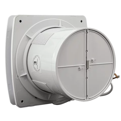 Elszívó Ventilátor 120 mm 16W Visszacsapó szeleppel Golyóscsapágyas Fehér Commel 420-211