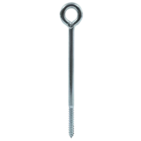 Famenetes szemescsavar állványrögzítéshez 12x230 mm Szemes horog