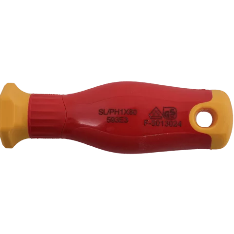 Keresztélű szigetelt csavarhúzó PH1/SL5 (Plus-minus) 1000V 100mm Högert Ht1S973-1