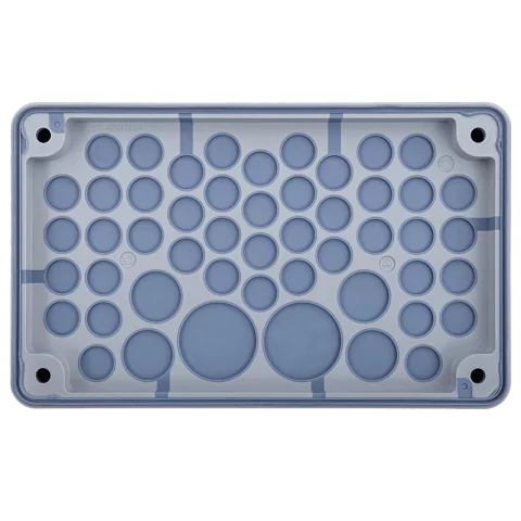 Kábelbevezető 230x140x17,5mm Kábelkivezető elosztószekrényekhez habgumis átvezető F3A-2K-D30/3 Eaton