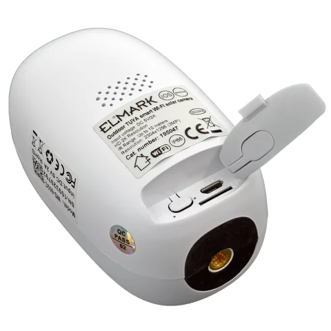Kültéri térfigyelő kamera Wifi Okos IP Solar napelemes biztonsági kamera FullHD Elmark EL-Q047