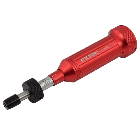 Nyomaték csavarhúzó állítható 1-6 Nm mágneses Fix-Clip Bit kompatibilis Extol Premium