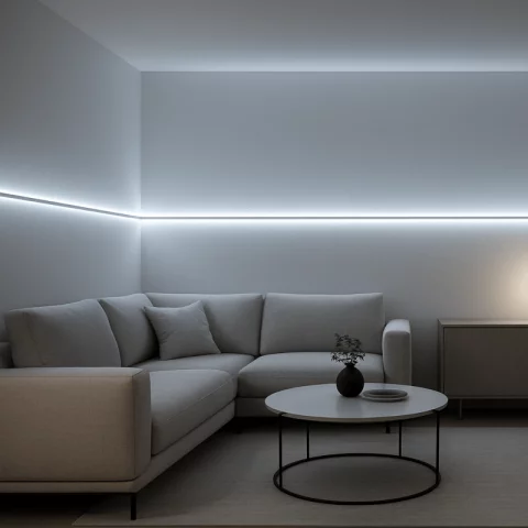 Led Szalag Beltéri 6000K Hideg Fehér SMD 2835 204LED 16,5W/m Optonica