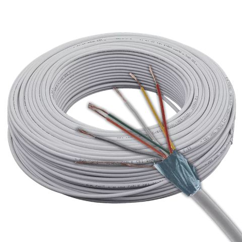 Riasztó kábel 6x0,22 sodrott réz vezeték Alarm kábel